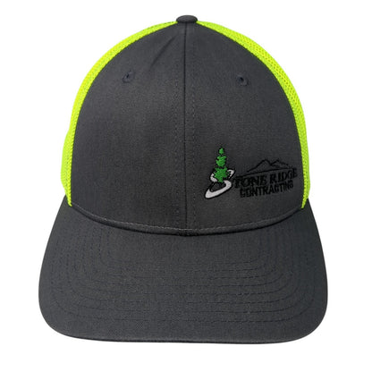 Stone Ridge Contracting Fitted Mesh Back Trucker Hat Multi XL Richardson