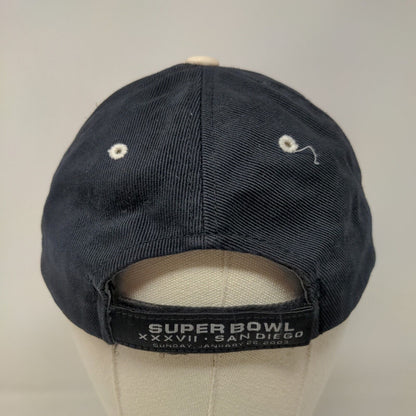 Reebok Men's Strapback Hat Multicolor OSFA NFL Super Bowl XXXVII Logo