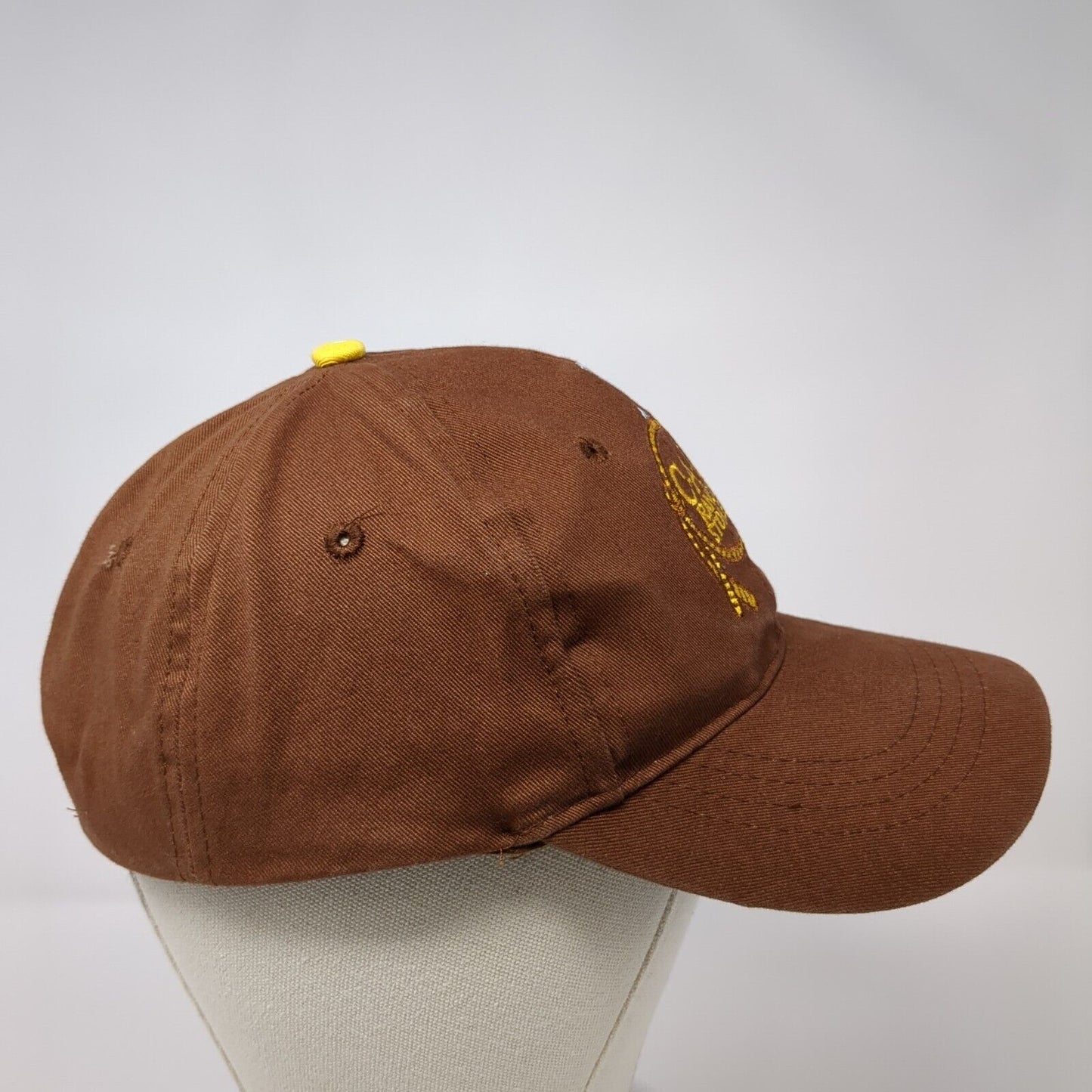CAL Ranch Stores Strapback Hat Brown OSFA Adjustable Embroidered 6 Panel Cotton