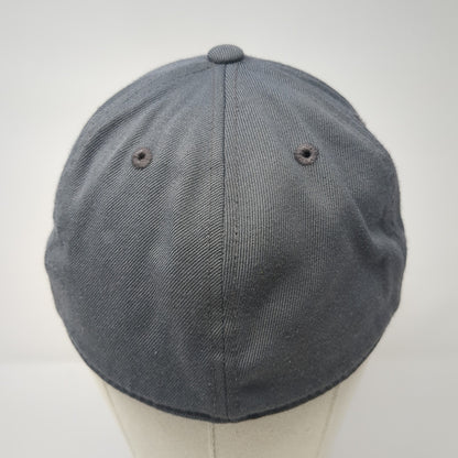 Idaho Gun Tree Fitted Baseball Cap Gray 7 1/4 Lightweight Embroidered 210 Fitted