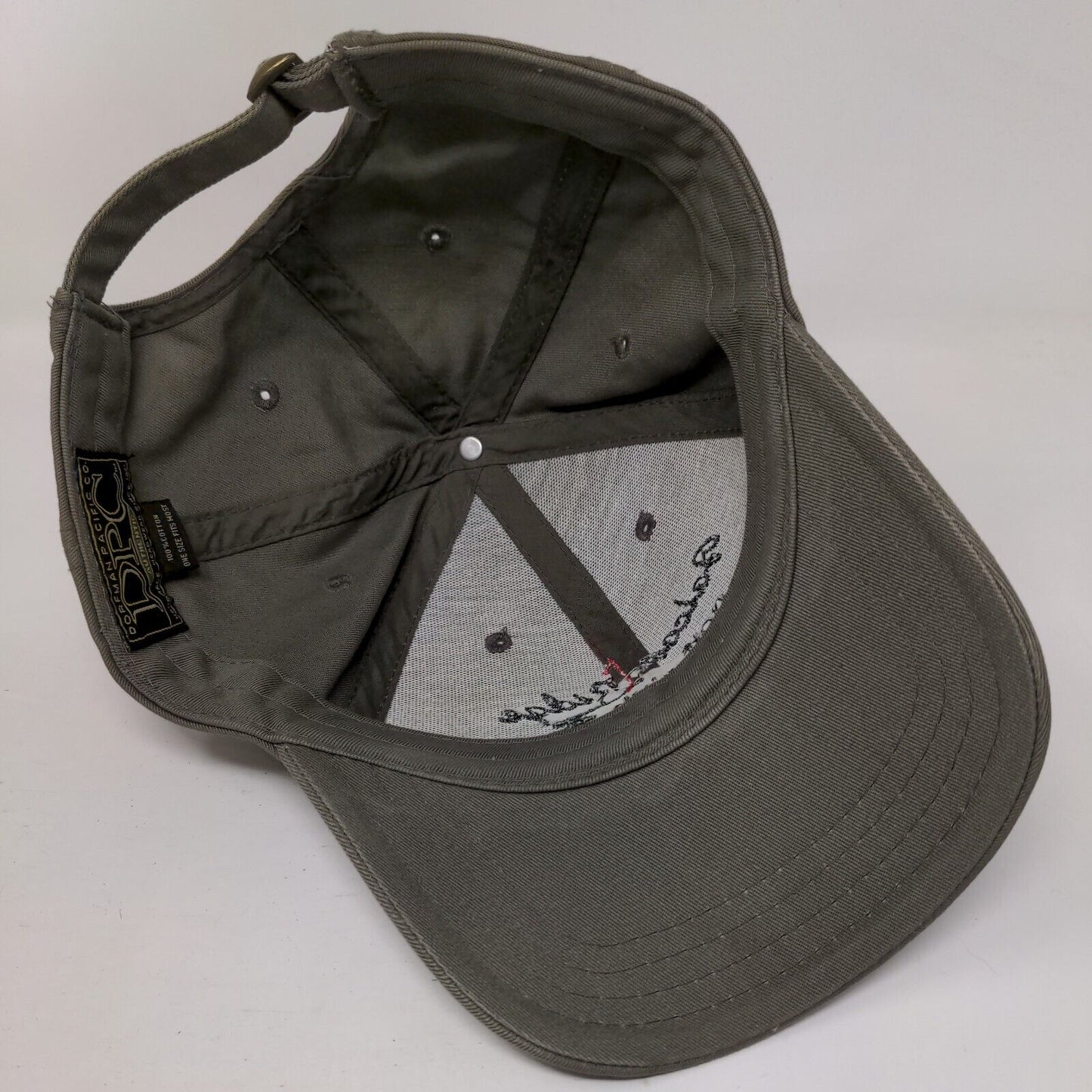 Falcon Ridge Golf Club Slideback Hat Brown OSFM Adjustable Embroidered