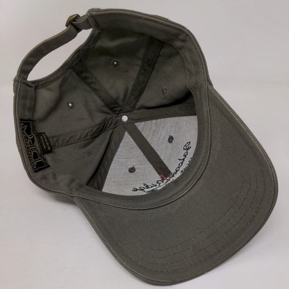 Falcon Ridge Golf Club Slideback Hat Brown OSFM Adjustable Embroidered