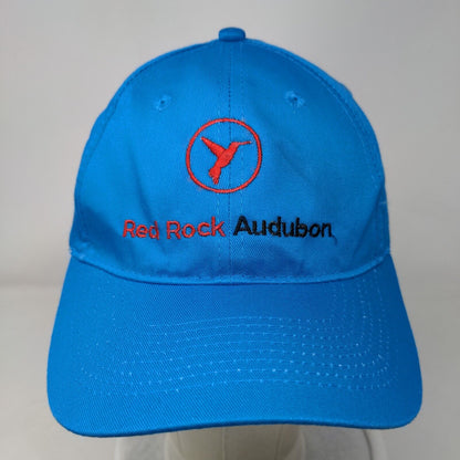Red Rock Audubon Strapback Hat Blue One Size Embroidered Port & Company