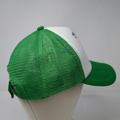 Miller Lite 5 Panel Hat Green One Size Mesh Trucker Beer St Patricks Day Clover