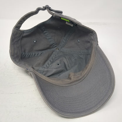 Nike Baseball Cap Gray One Size Heritage86 Adjustable Embroidered Logo Strap Hat