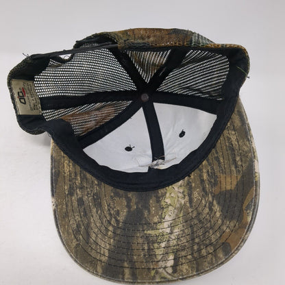 Farm Credit Snapback Trucker Hat Multi One Size Mesh Back Mossy Oak
