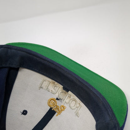 Tractor Beverage Co. Snapback Hat Blue One Size Adjustable Classics Yupoong