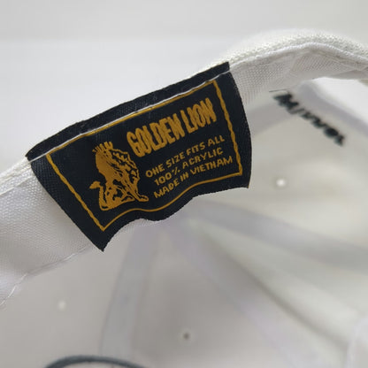 Golden Lion Baseball Cap White One Size Las Vegas Casino Dice Big Winner Hat