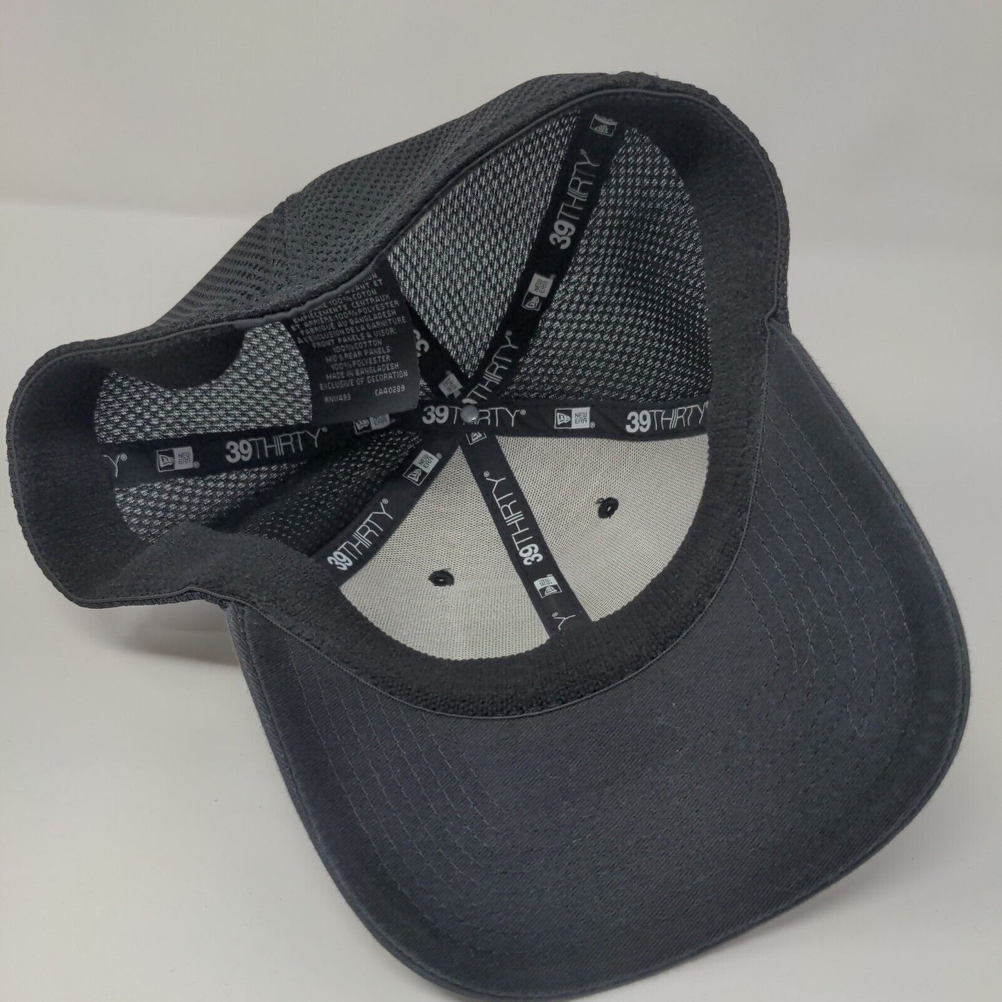 Lupo Motors Boise ID Fitted Trucker Hat L/XL 6 Panel Vented Holes New Era Cotton