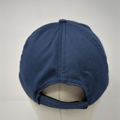 Unbranded Strapback Hat Blue One Size Adjustable Lightweight 6 Panel Blank