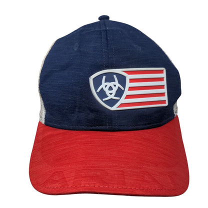 Ariat Snapback Trucker Hat Multicolor One Size Adjustable Mesh Back Patriotic