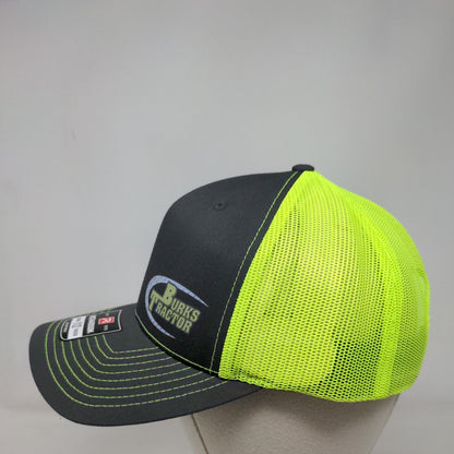 Burks Tractor snapback Trucker Hat Multicolor One Size Adjustable Richardson