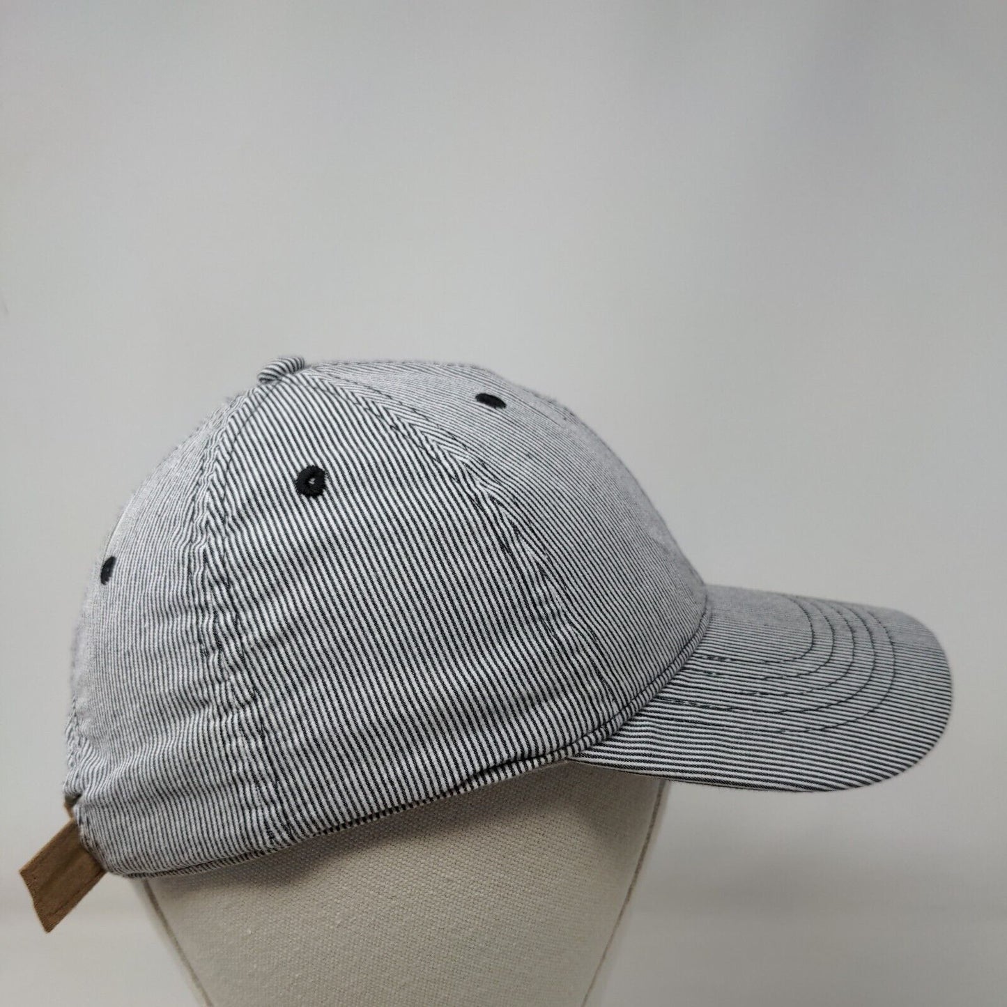 Unbranded Slideback Hat Multicolor OSFM Adjustable Pinstripe Vented Holes