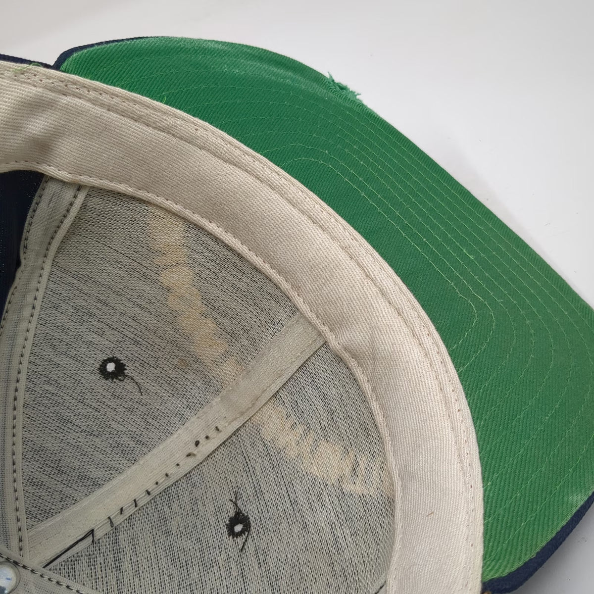 New Era Snapback Blue L Hat Democratic Convention NYC-92 Green Underbrim Poly