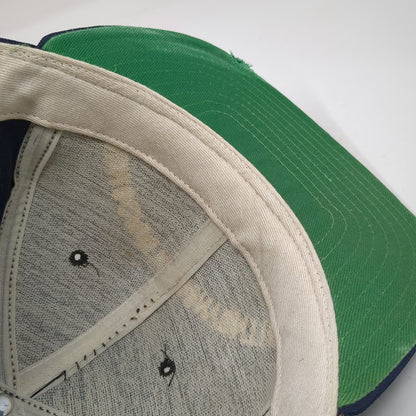 New Era Snapback Blue L Hat Democratic Convention NYC-92 Green Underbrim Poly