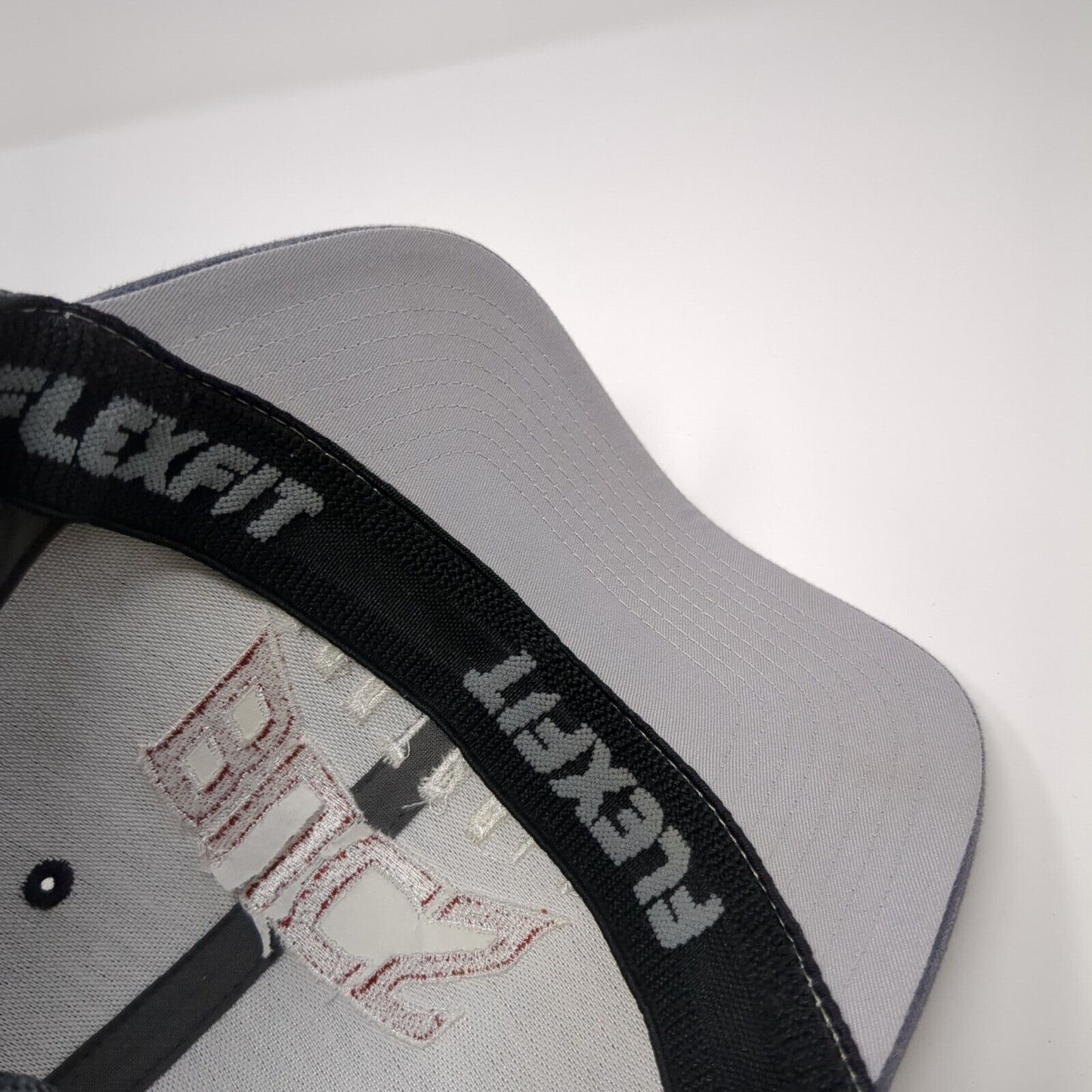 Bucs Football Fitted Mesh Back Trucker Hat Gray L/XL Port Authority