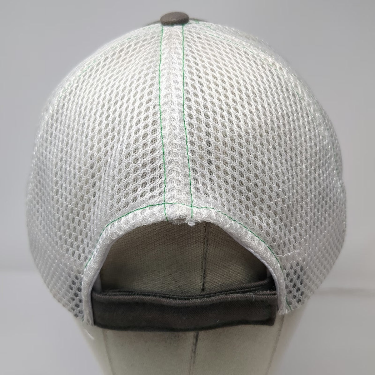 360 Apparel Baseball Cap Gray One Size Rob Green Auto Group Mesh Strapback Hat