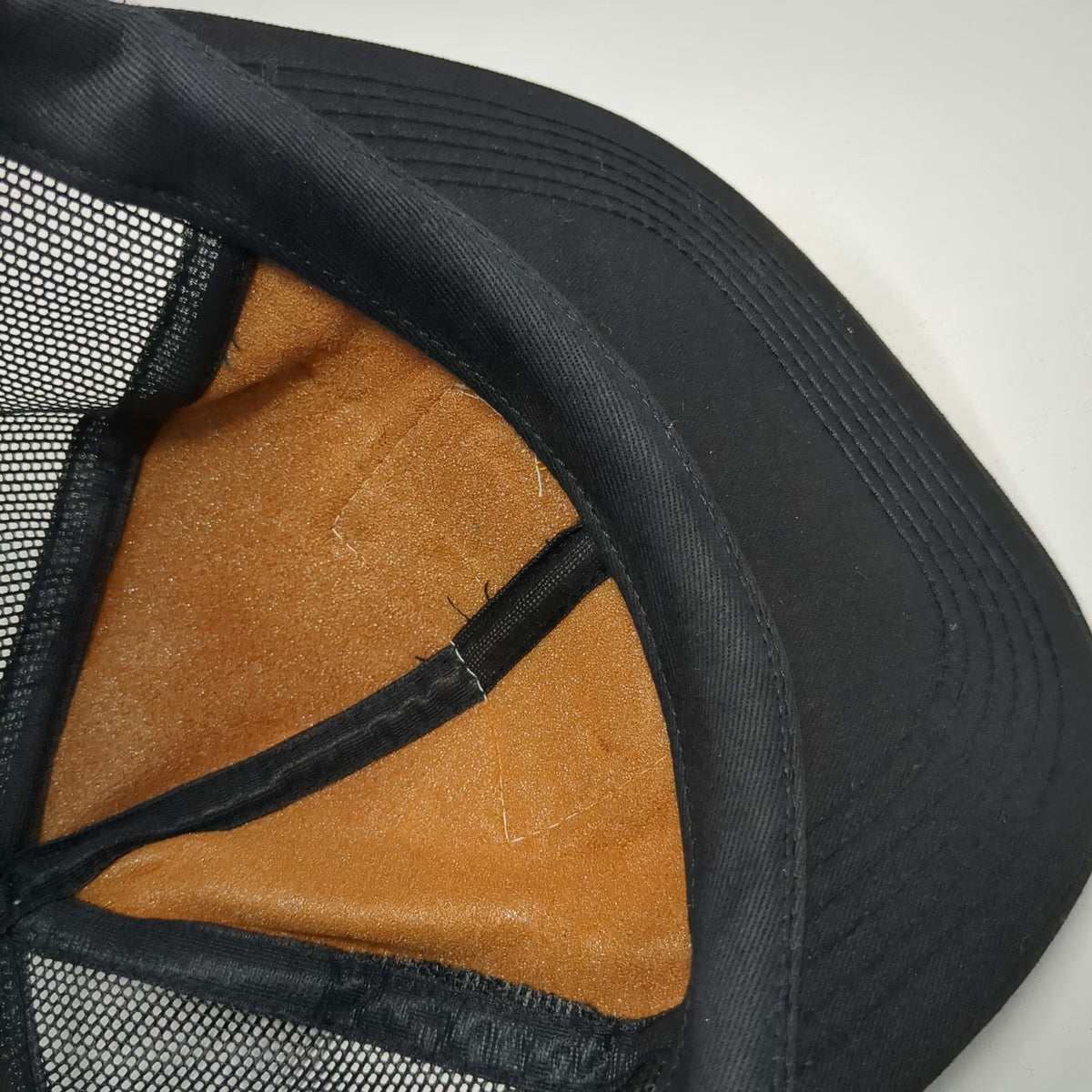 Tonkin Caterpillar Western States Trucker Hat Black Mesh Snapback Cat Vintage