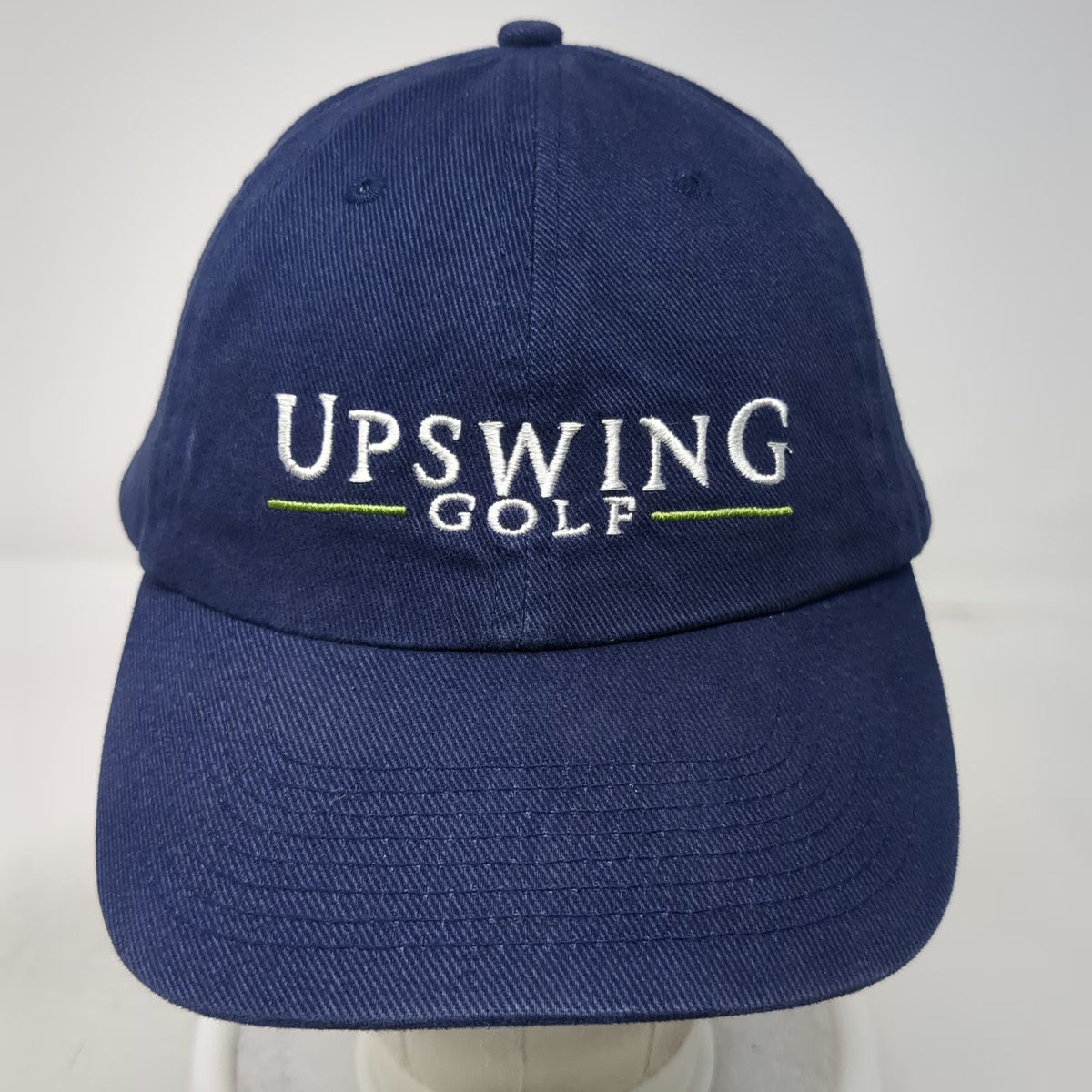 Cali Fame Baseball Cap Blue One Size Upswing Golf Slideback Hat Embroidery