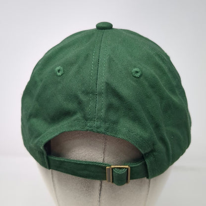 Grüns Baseball Cap Green One Size Cotton Adjustable Slideback Embroidered Hat