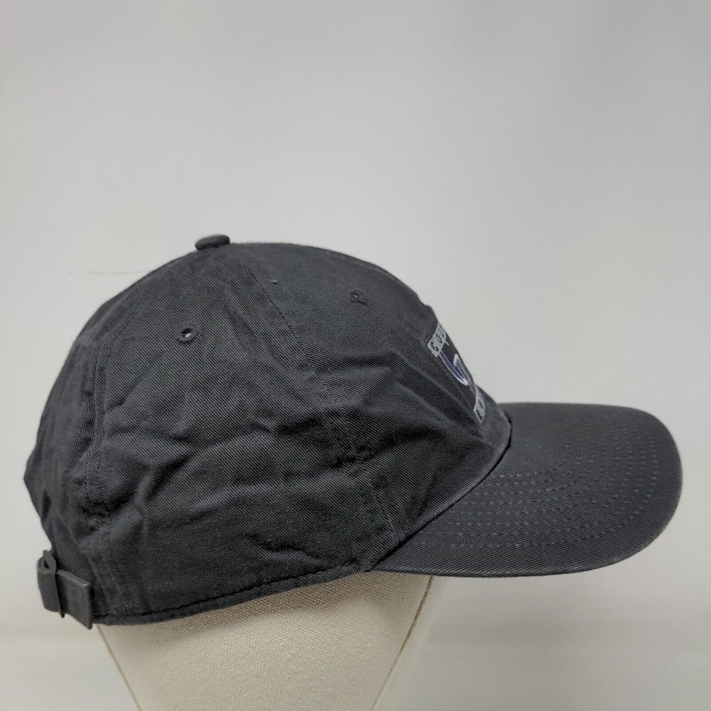 Colorado Rockies Slideback Hat Gray OSFA Box Seat MLB Genuine Merchandise