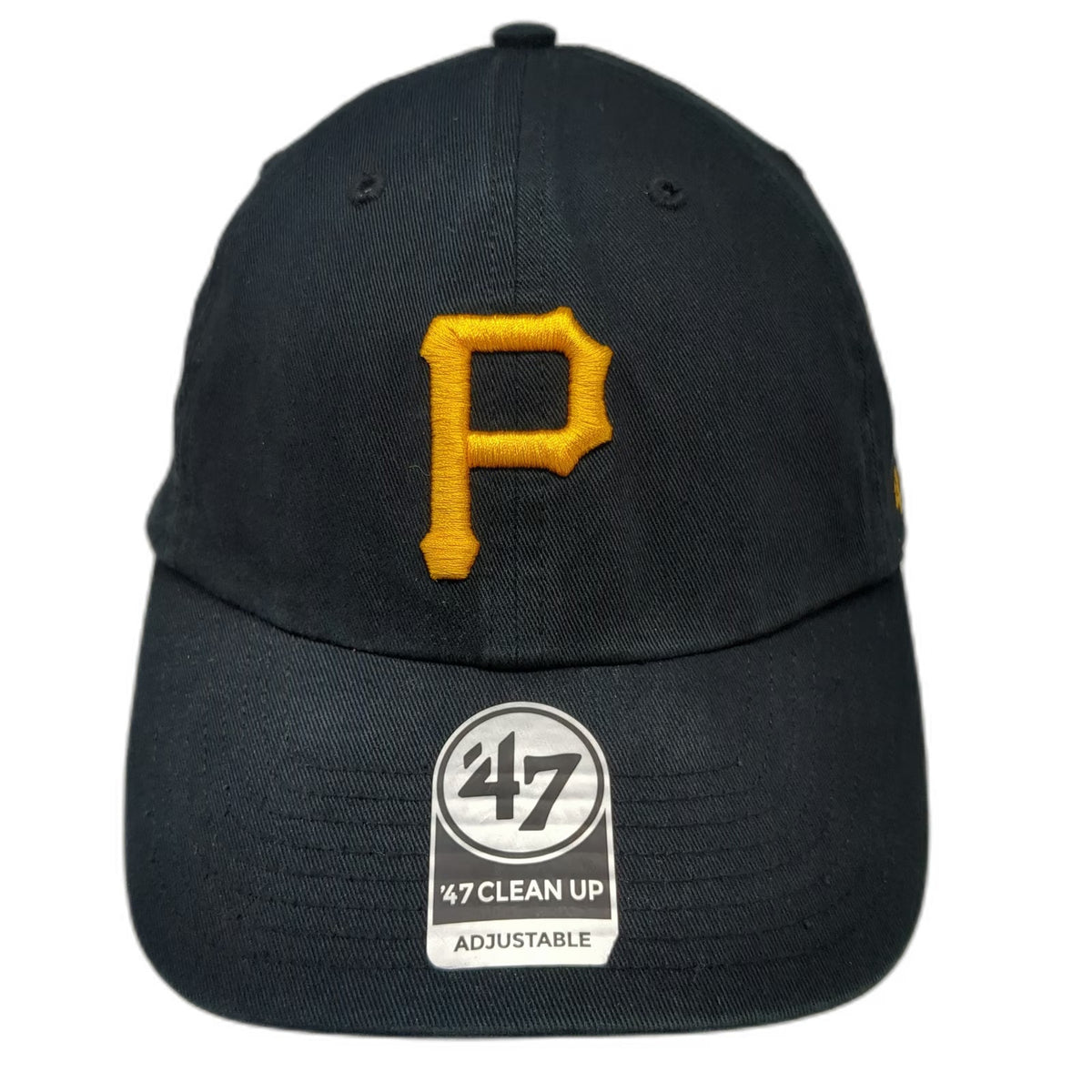 '47 Pittsburgh Pirates MLB Baseball Cap Black Yellow One Size Embroidered Hat