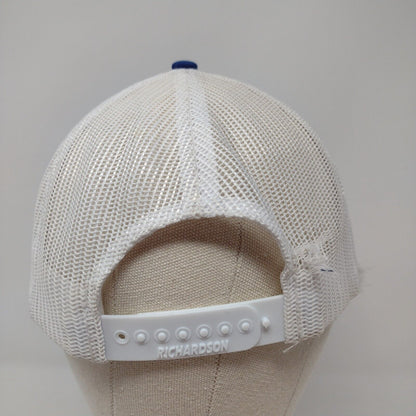 Murdock Fencing Inc. Snapback 112 Trucker Hat Blue OSFA Mesh Back Richardson