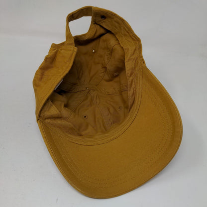 Universal Thread Slideback Hat Yellow One Size Adjustable 6 Panel Blank