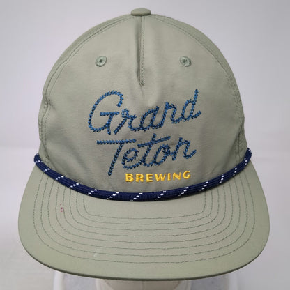 Brewery Branding Co 5 Panel Green One Size Nylon Rope Snapback Brewing Hat