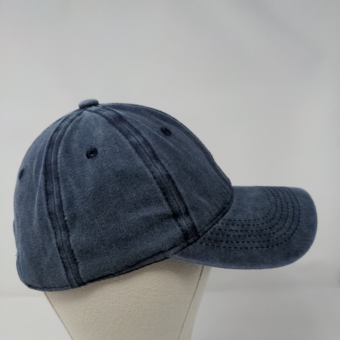 Unbranded Slideback Hat Blue OSFA Adjustable Blank 6 Panel Solid