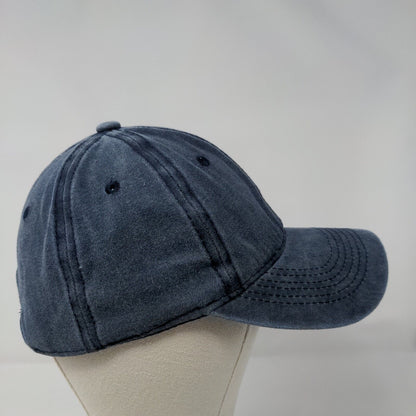 Unbranded Slideback Hat Blue OSFA Adjustable Blank 6 Panel Solid