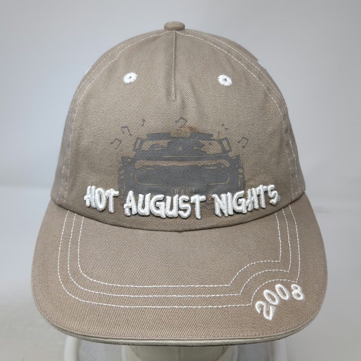 5 Panel Brown Hat One Size 2008 Hot August Nights Reno Sparks Car Show Event