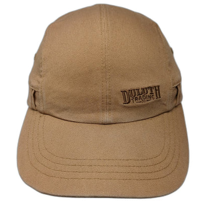 Duluth Trading Co Baseball Cap Brown L Cotton Stretch Slideback 5 Panel Hat