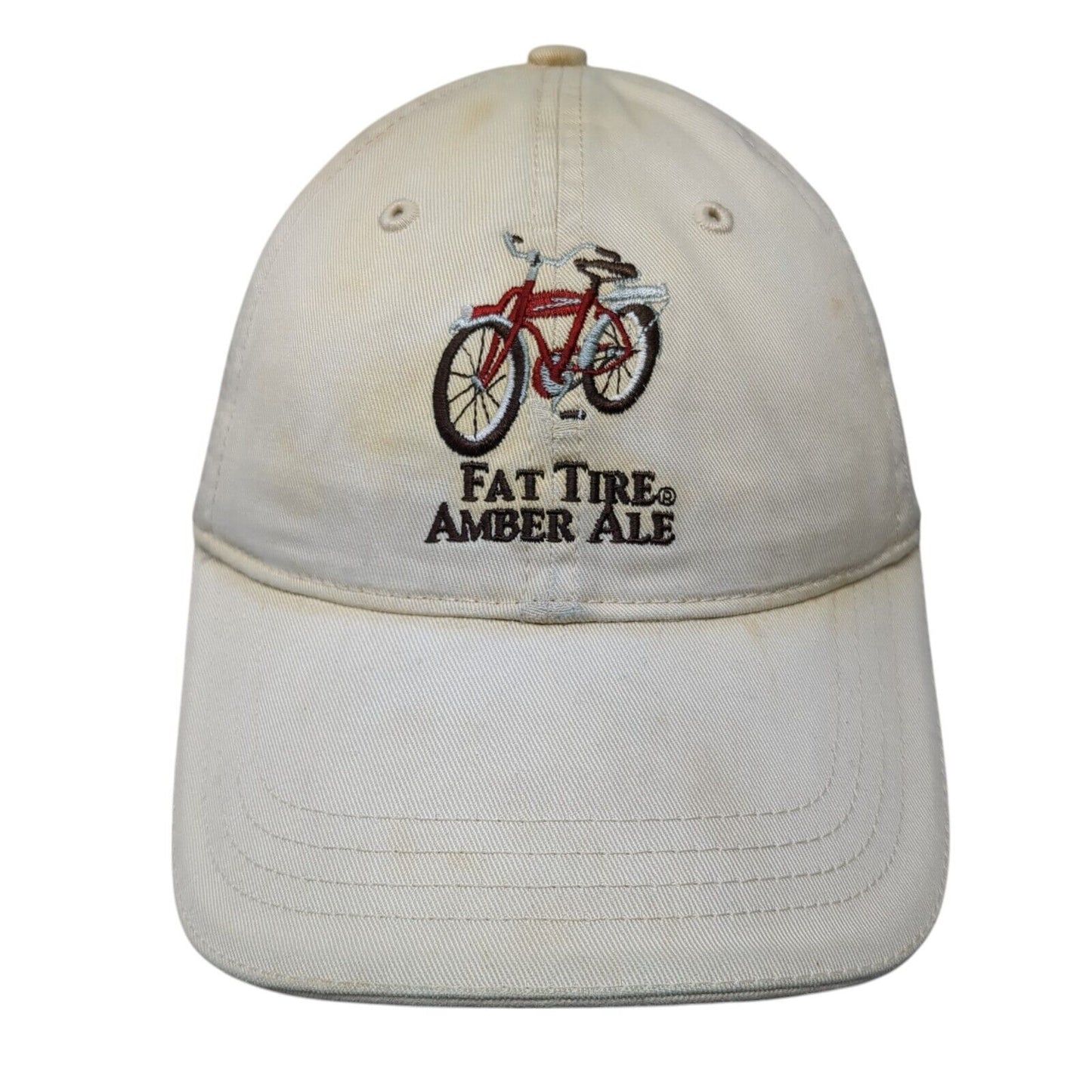 Fat Tire Amber Ale Strapback Hat Tan One Size New Belgium Brewing Co
