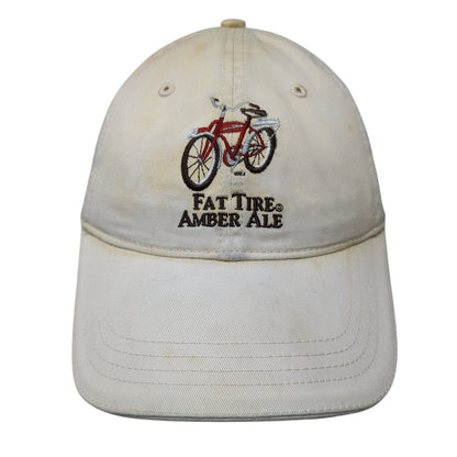 Fat Tire Amber Ale Strapback Hat Tan One Size New Belgium Brewing Co