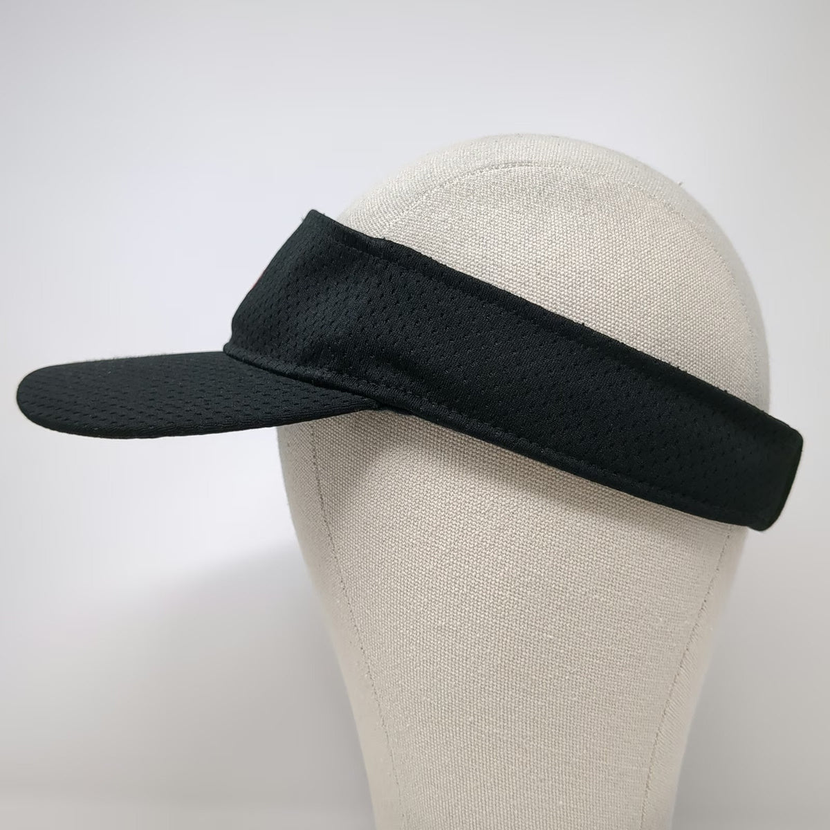 Augusta Sportswear Visor Black One Size Skull Pistons Mesh Strapback Hat Biker