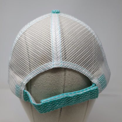 Mermaid Life Baseball Cap Blue S/M Strapback Mesh Back Embroidered Hat