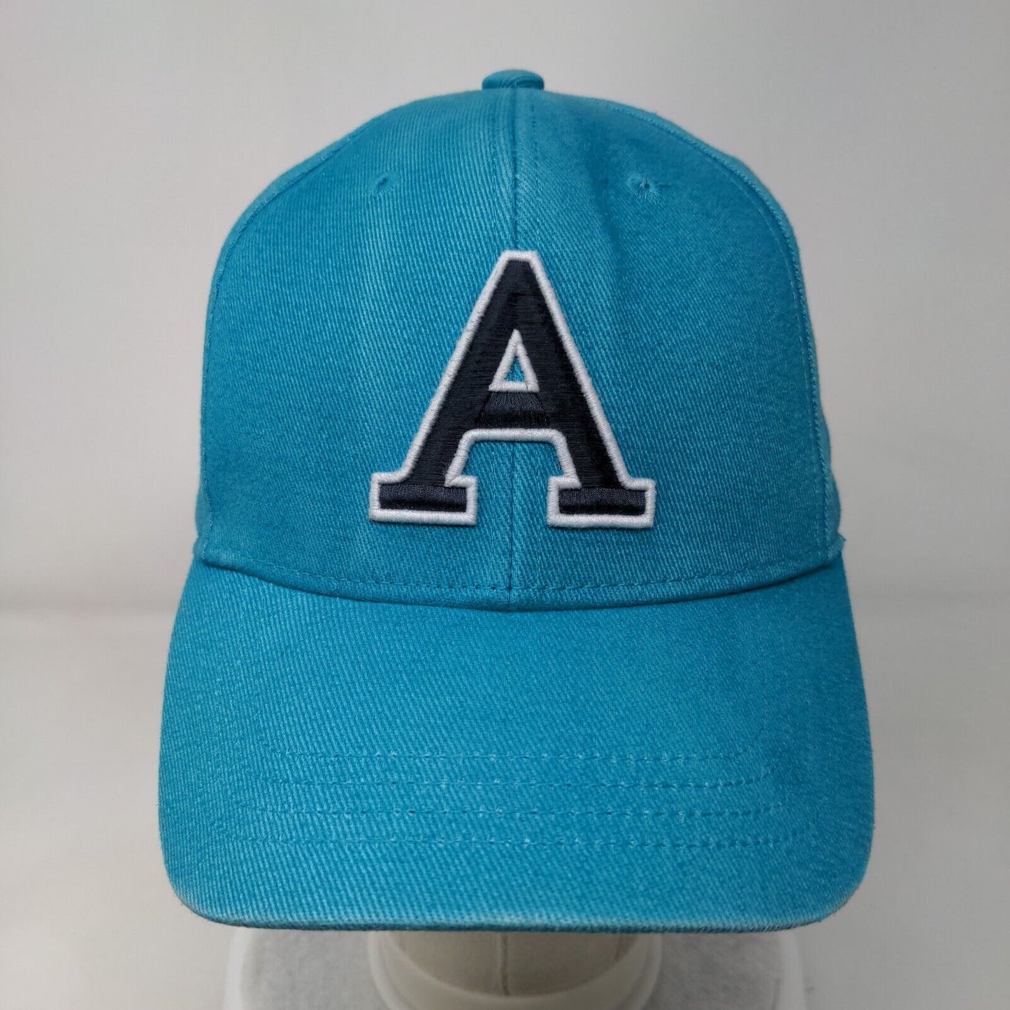 Letter A Fitted Hat Blue L-XL Embroidered NU Fit Aeropostale 6 Panel