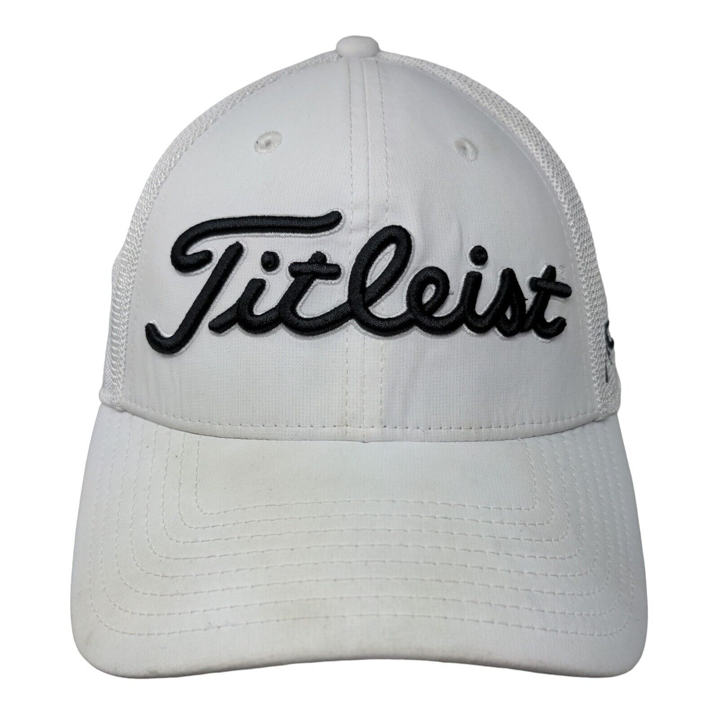 Titleist FJ Pro V1 Fitted Hat White M/L Golf's Symbol Of Excellence