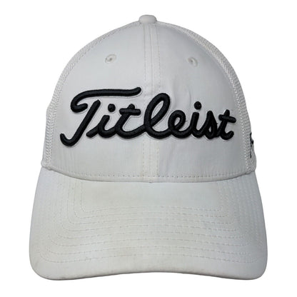 Titleist FJ Pro V1 Fitted Hat White M/L Golf's Symbol Of Excellence