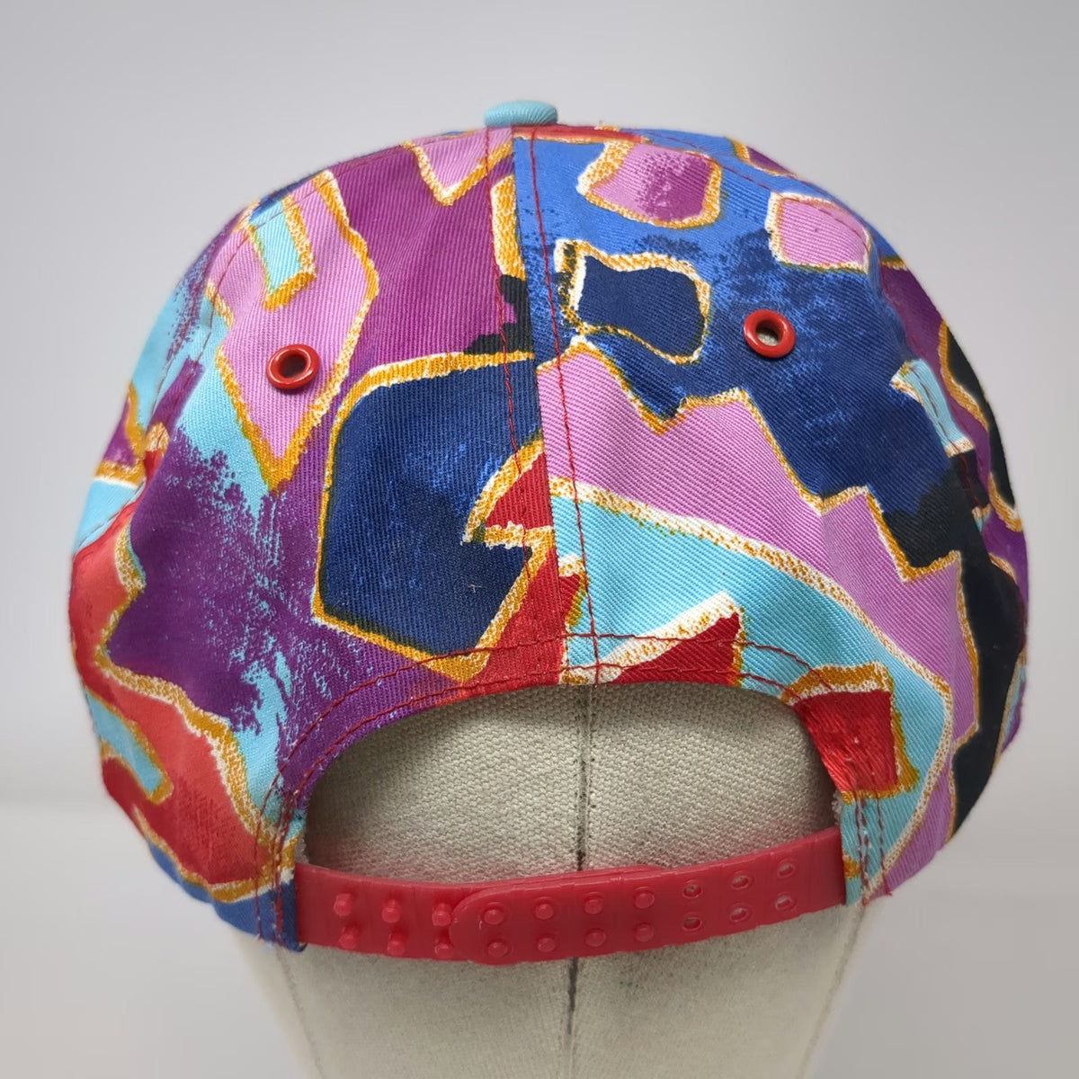 Monogram hoppe 5 Panel Blue Hat One Size Rope Geometric Tex Pac Hide & Skin