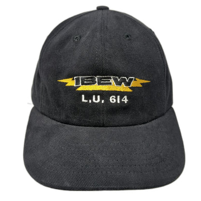Frank Doolittle Co IBEW Local 614 Baseball Cap Black OS Strapback Union Hat