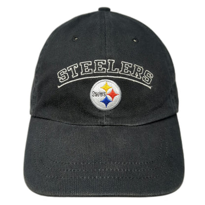 Pittsburgh Steelers NFL Sports Specialties Black Strapback Cap Hat Vintage