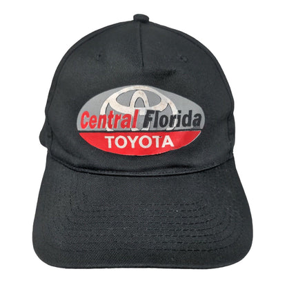 Central Florida Toyota Snapback Hat Black OSFA Adjustable 6 Panel Cobra