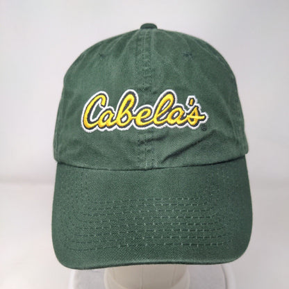 Cabela's Worlds Foremost Outfitters Slideback Hat Green OSFA Adjustable 6 Panel
