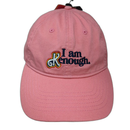 Barbie I Am Kenough Pink Baseball Cap Hat Movie Graphic Logo Cotton W/Tags