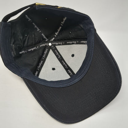 Trexis Slideback Hat Black One Size Adjustable Vented Holes 6 Panel i Fashion