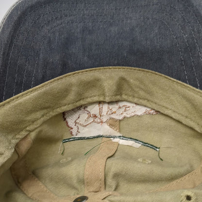 Port and Company Baseball Cap Beige Blue One Size Portneuf River Fishing Hat