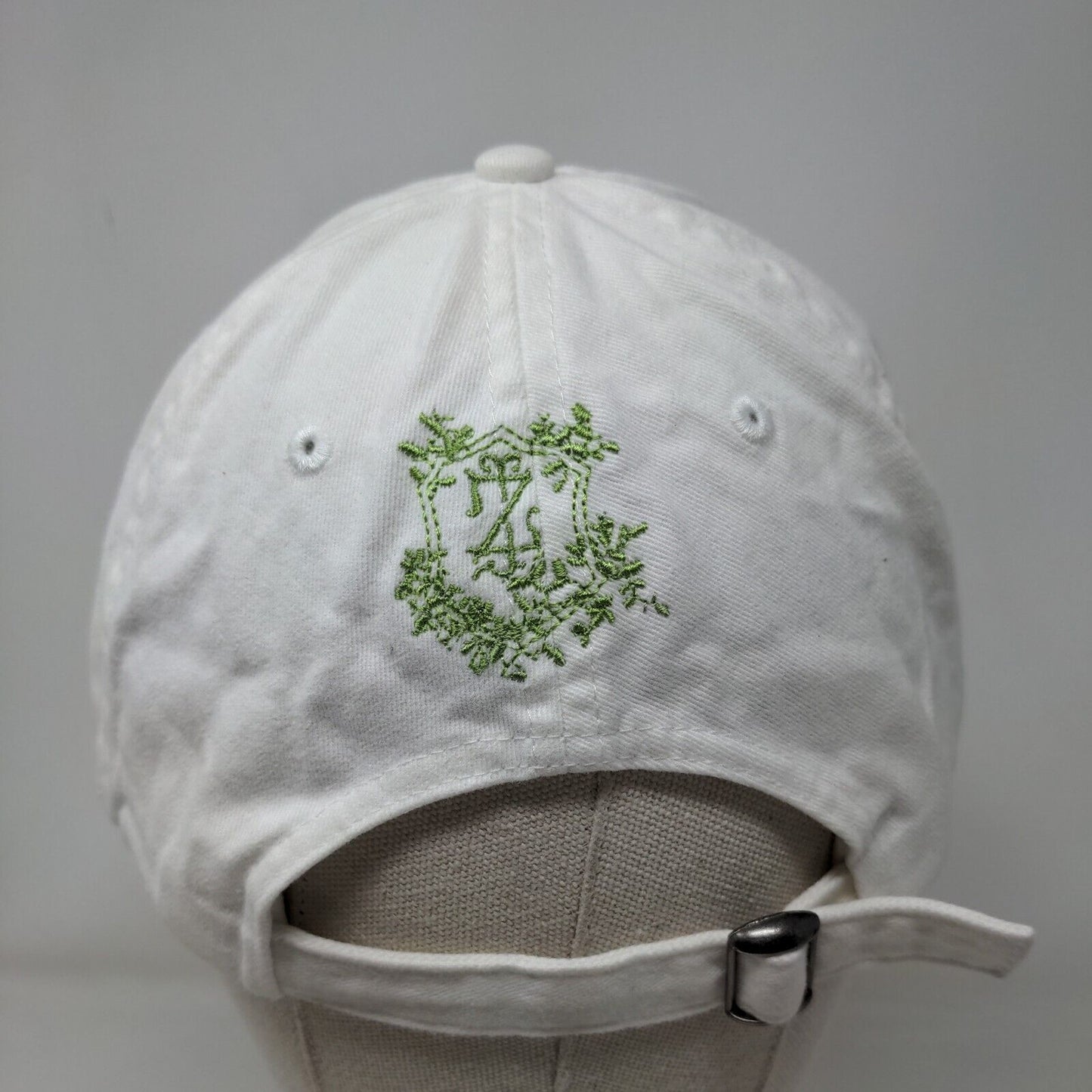 NeSmith 5K Pancoast Slideback Hat White OSFM Embroidered 6 Panel KC Caps Cotton