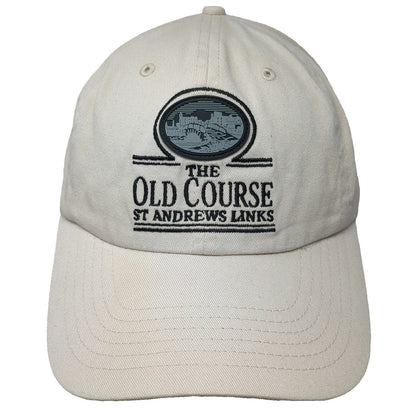 Old Course St Andrews Links Baseball Cap Beige One Size Strapback Golf Hat